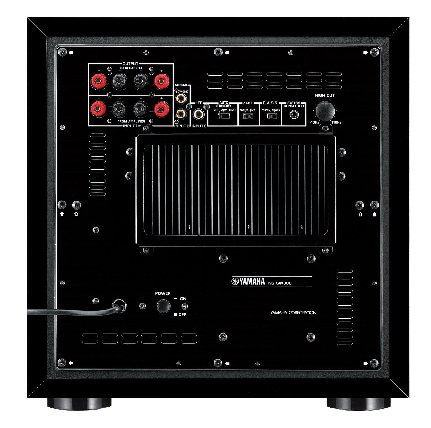 Yamaha NS-SW300 Subwoofer - Piano Black