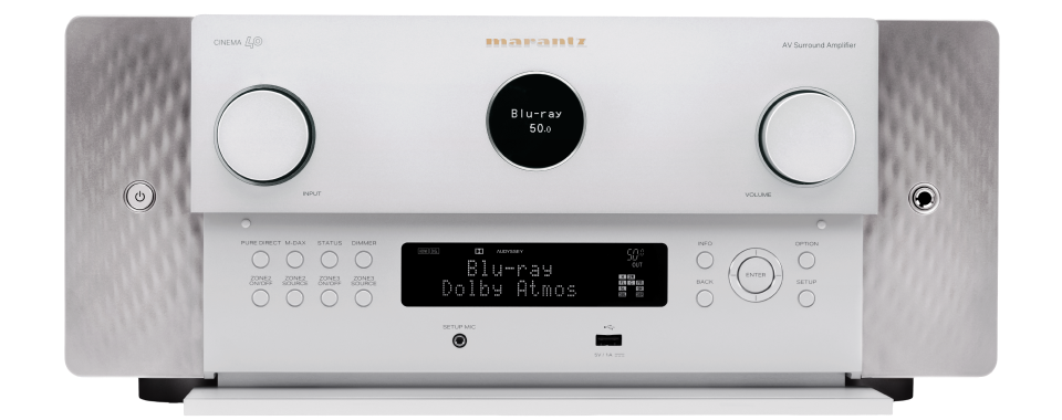 Marantz CINEMA40 9.4 Channel Network 8K AV Amplifier - Silver