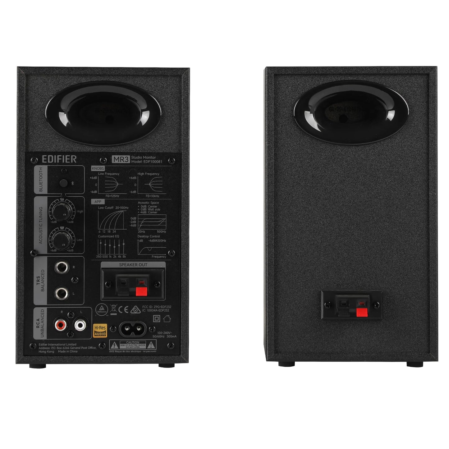 Edifier MR3 Studio Monitor Active Bookshelf / Multimedia Speaker - Black
