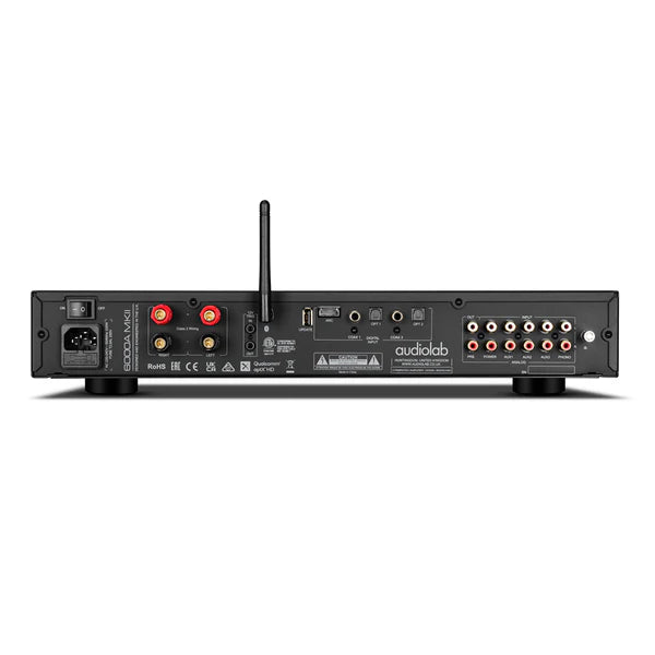 Audiolab 6000A MKII Integrated Amplifier (Black) + Wharfedale Diamond 12.3I Floorstand Speakers - Pair (Black)