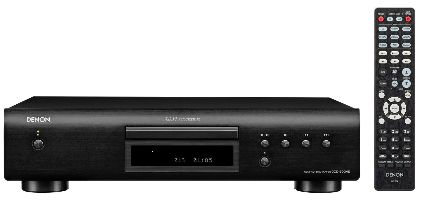Denon DCD-600NE CD Player with AL32 Processing - Black