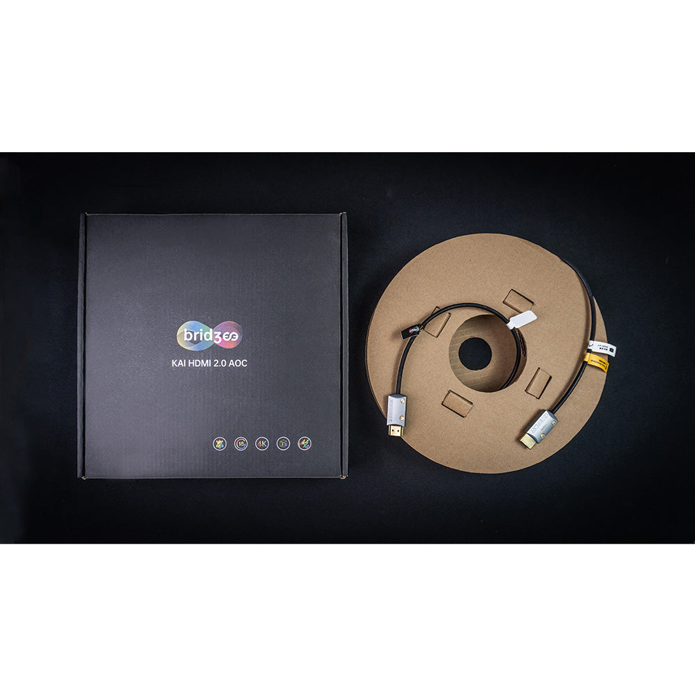 Bridgee Kai 2.0 Steel Armored Fiber Optic HDMI 2.0 Cable