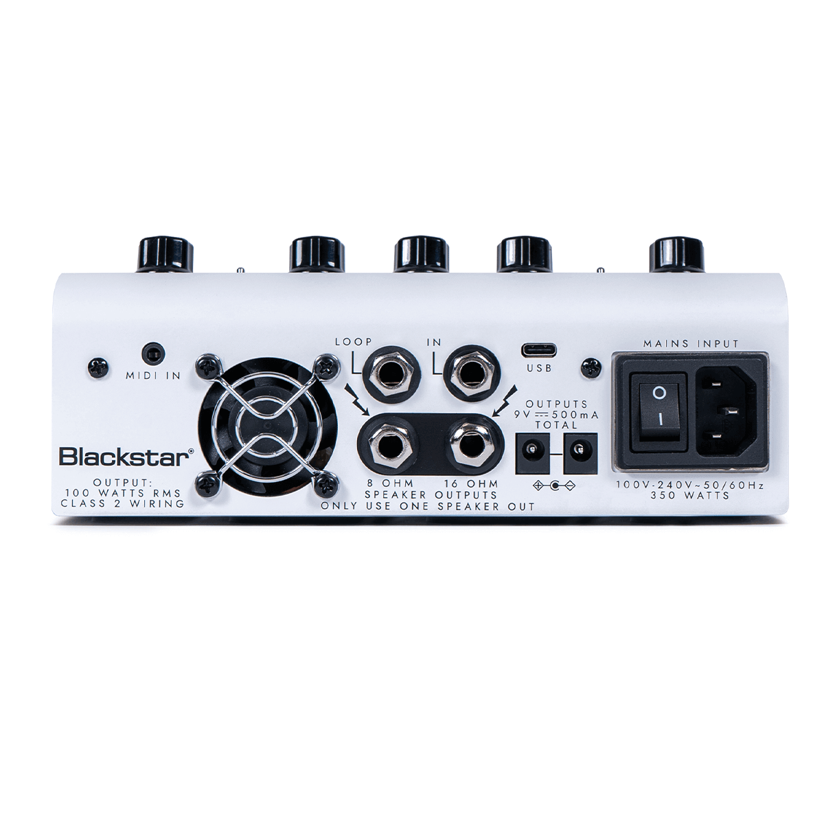 Blackstar DEPT10-AMPED1 Guitar Amplifier Pedal - White & Black (Each)