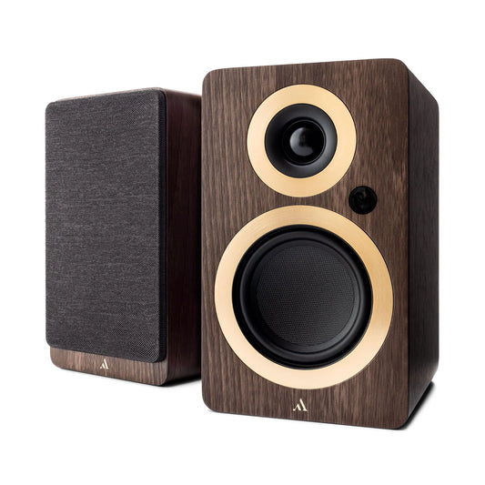 Argon Audio Forte A4 MK2 Bluetooth Active Speakers - Pair - Walnut