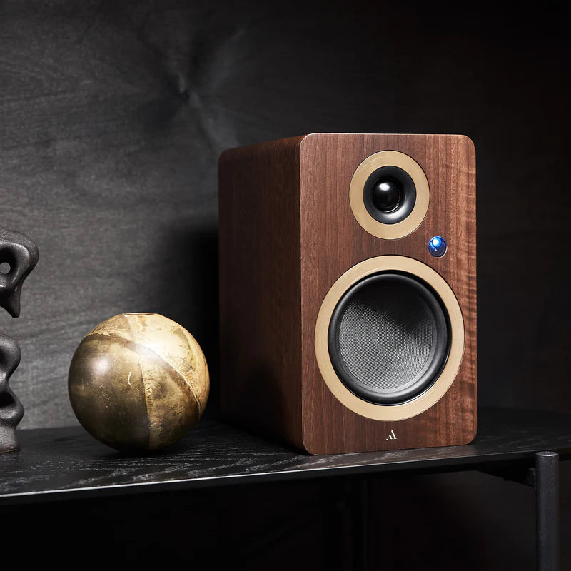 Argon Audio Forte A5 MK2 Bluetooth Active Speakers - Pair - Walnut