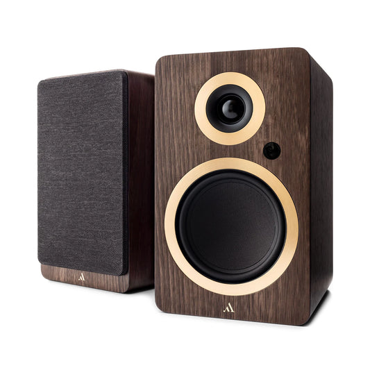 Argon Audio Forte A5 MK2 Bluetooth Active Speakers - Pair - Walnut