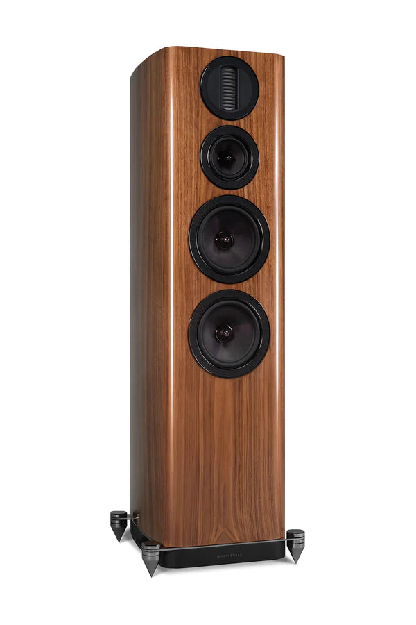 Wharfedale Aura 4 Floorstanding Speakers - Pair - walnut
