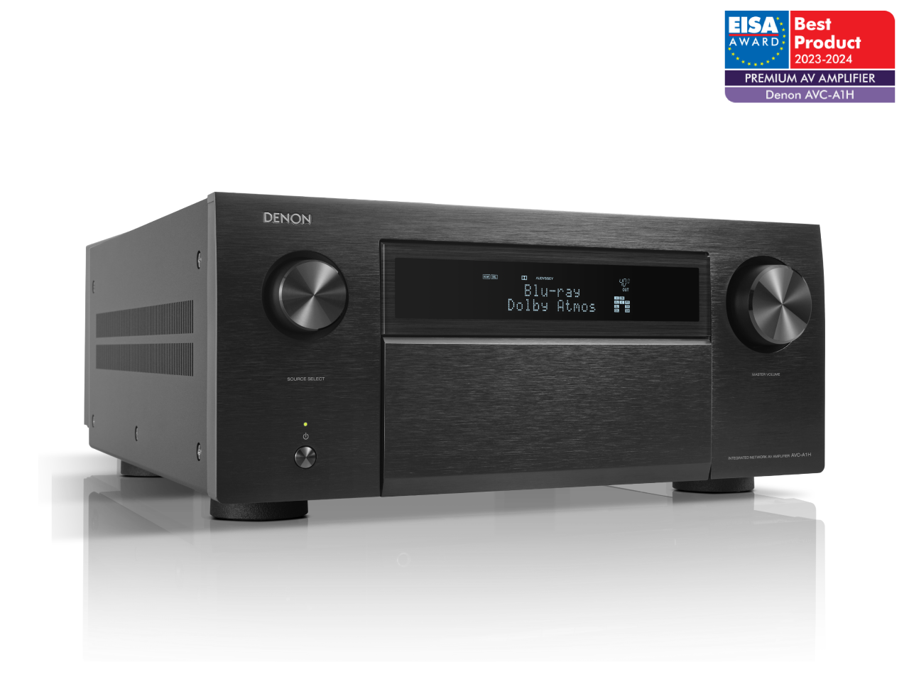Denon AVC-A1H 15.4 Ch. 210W 8K AV Amplifier with HEOSĀ® Built-in - Black
