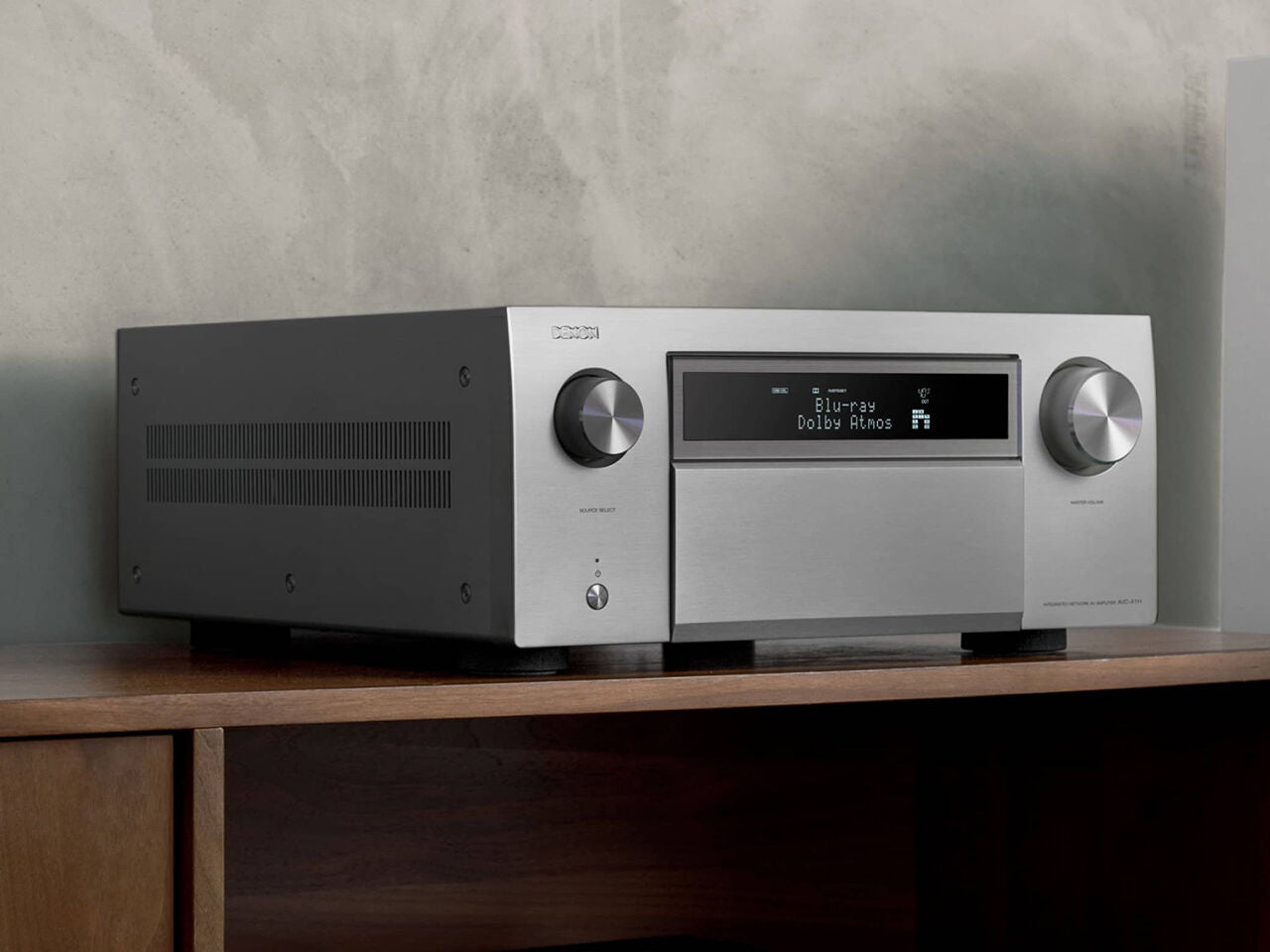 Denon AVC-A1H 15.4 Ch. 210W 8K AV Amplifier with HEOSĀ® Built-in - Silver