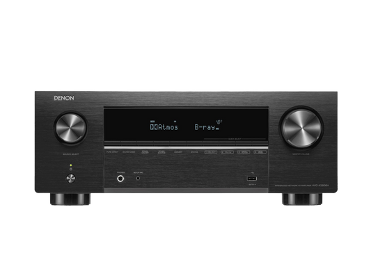 Denon AVC-X3800H 9.4 Ch. 180W 8K AV Receiver with HEOS® Built-in - Black