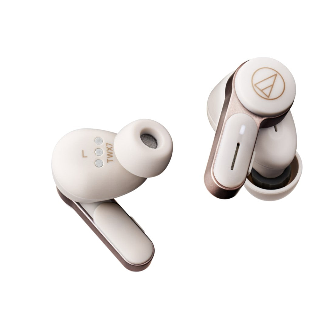 Audio-Technica ATH-TWX7 Wireless Earbuds - White