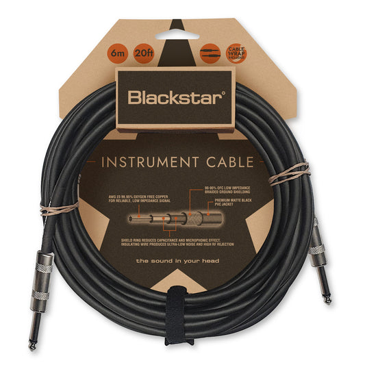Blackstar Standard Instrument Straight to Straight Cable - 6m - Each