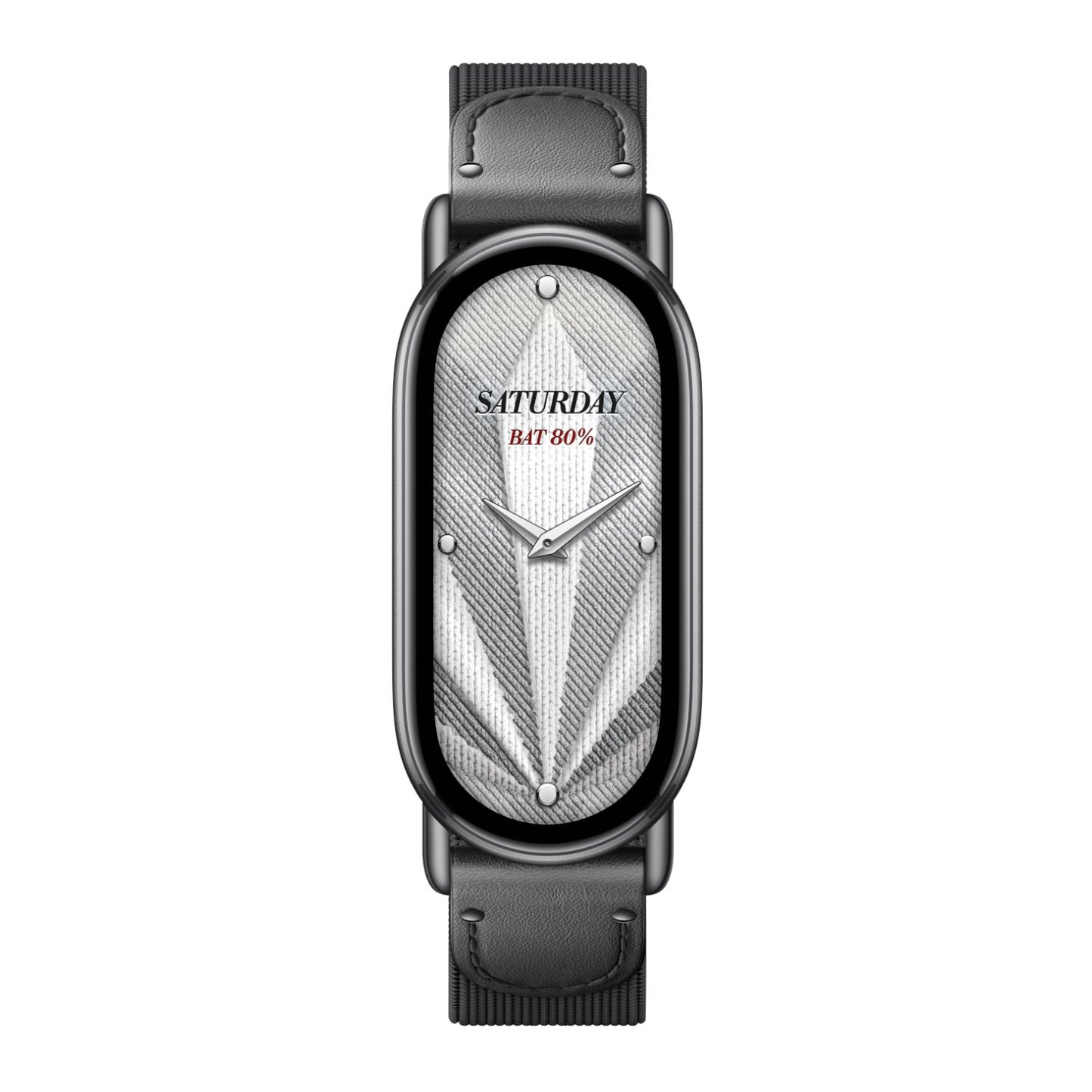 Xiaomi Smart Band 10 Knitted Silk Strap – Ebony Black