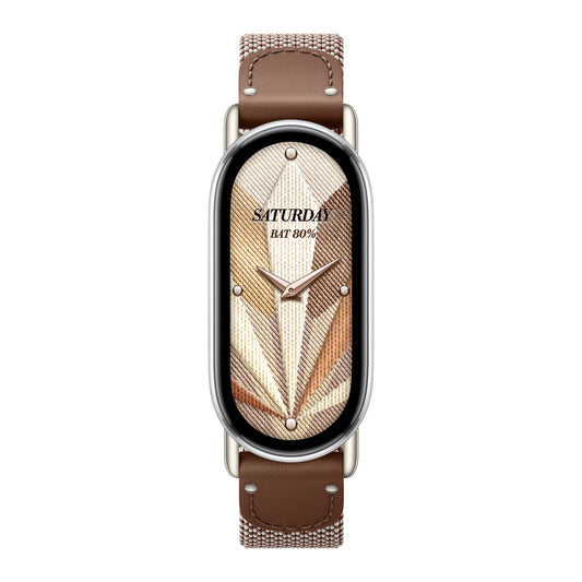Xiaomi Smart Band 10 Knitted Silk Strap β Feather Brown