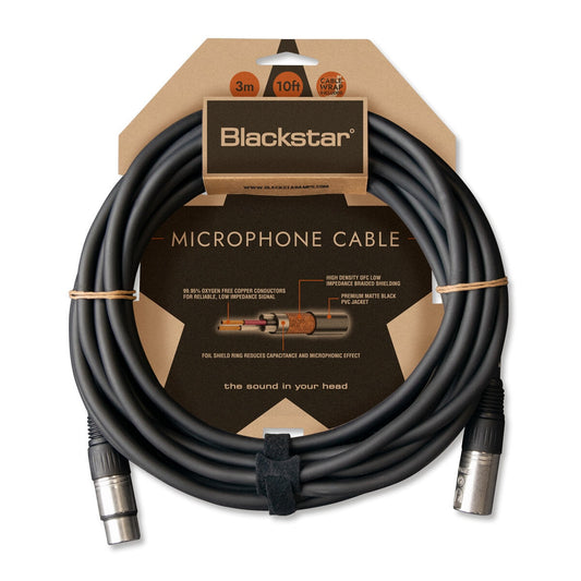 Blackstar Microphone XLR Cable - 3m - Each