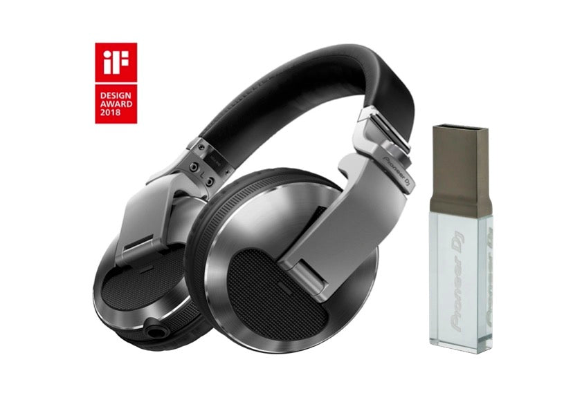Pioneer DJ HDJ-X10-S Over-Ear DJ Headphone - Silver