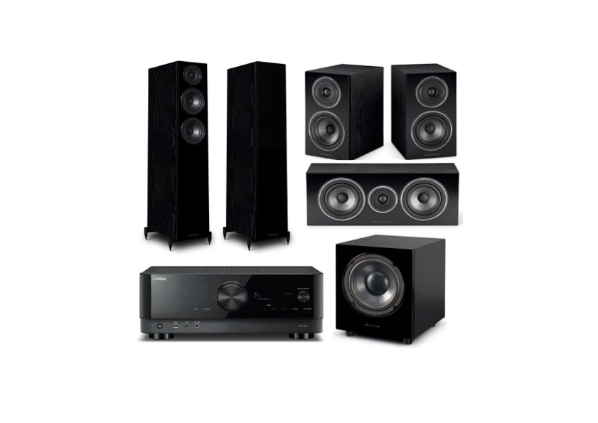 Wharfedale Diamond Home Theatre System with Yamaha RX-V4A