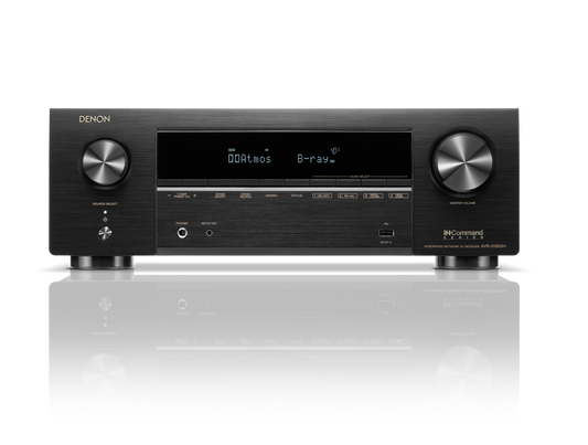 Denon AVR-X1800H 7.2 Ch. 80W 8K AV Receiver with HEOS® Built-in - Black