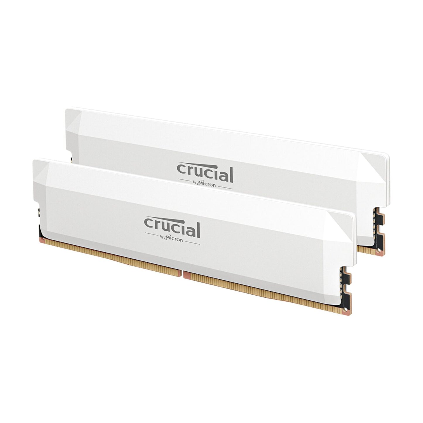 Crucial Pro DDR5-6400 64GB Overclocking Memory Kit – White