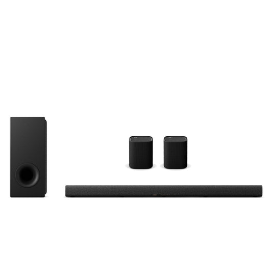Yamaha SR-X50A Soundbar (Black)+ Yamaha WS-X1A Wireless Speaker - Pair (Black)