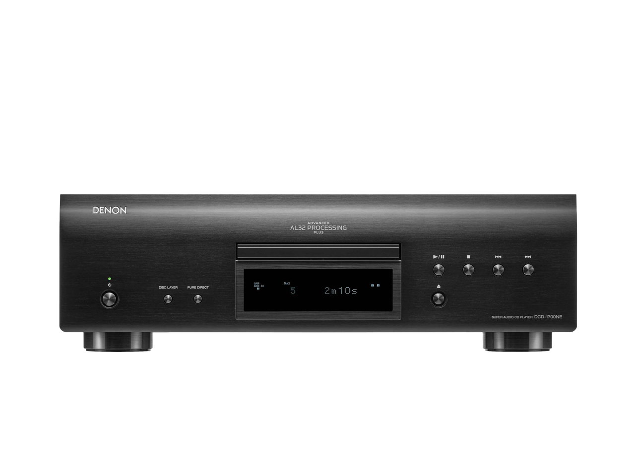 Denon DCD-1700NE CD/SACD player with Advanced AL32 Processing Plus - Black