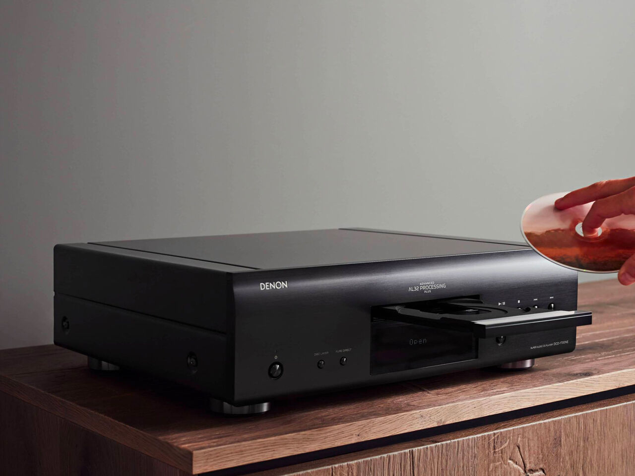 Denon DCD-1700NE CD/SACD player with Advanced AL32 Processing Plus - Black