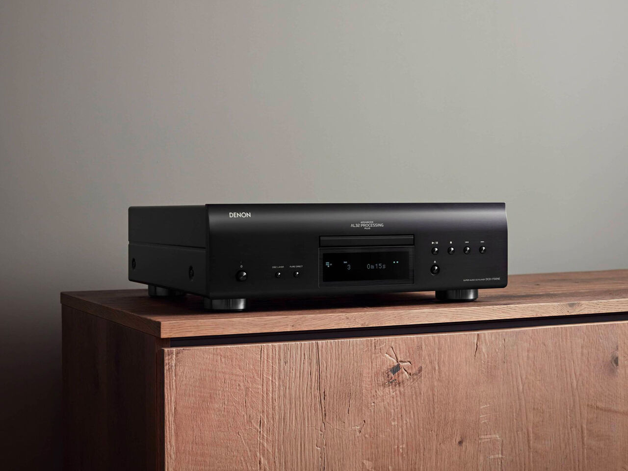 Denon DCD-1700NE CD/SACD player with Advanced AL32 Processing Plus - Black