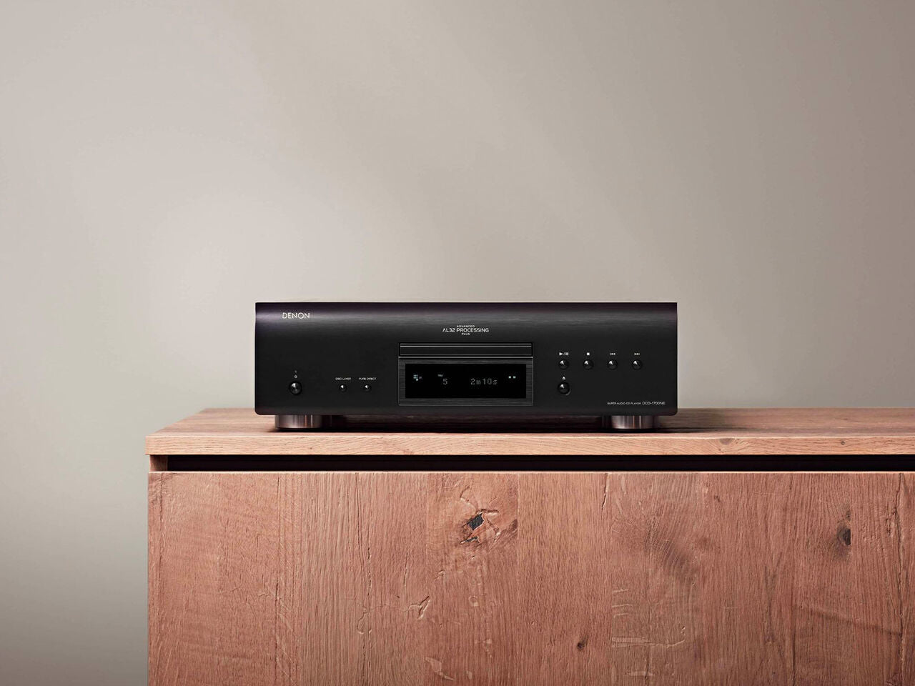 Denon DCD-1700NE CD/SACD player with Advanced AL32 Processing Plus - Black