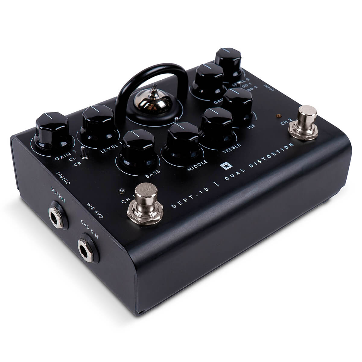Blackstar Dept10-Dual Distortion Valve Pedal - Black (Each)