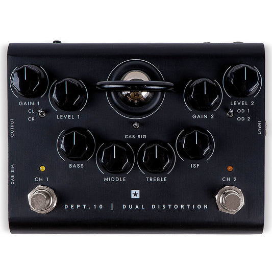 Blackstar Dept10-Dual Distortion Valve Pedal - Black (Each)