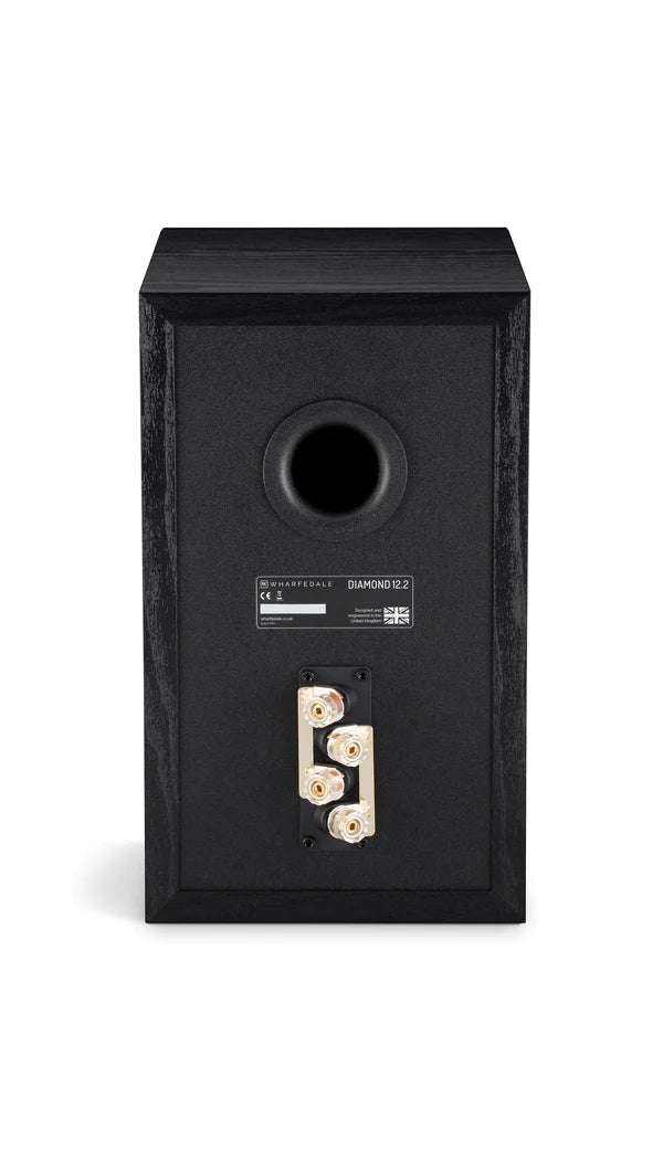 Wharfedale Diamond 12.2 Bookshelf Speaker - Pair - Black
