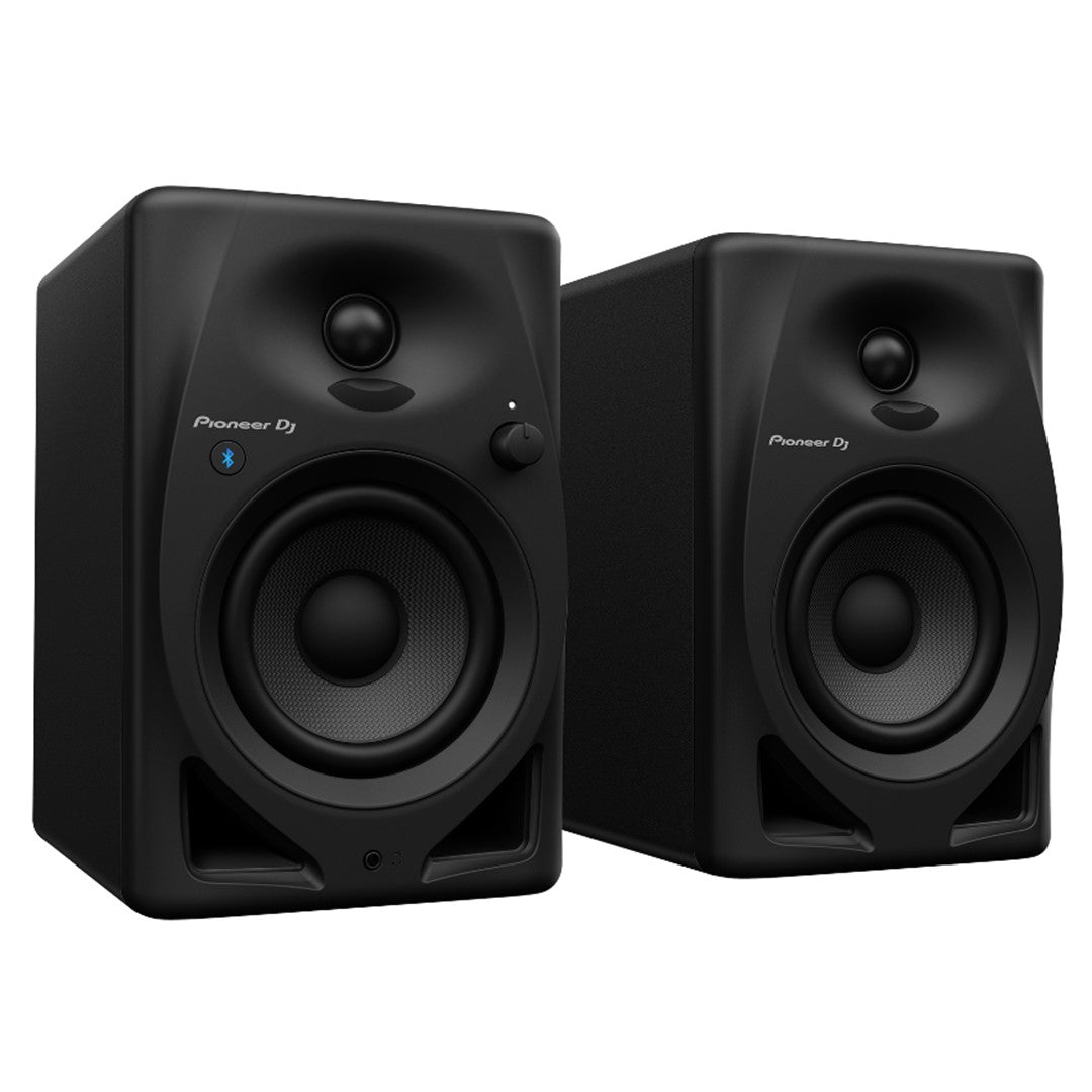 Pioneer DJ DM-40D-BT 4” Desktop Monitor System with Bluetooth - Pair (Black)