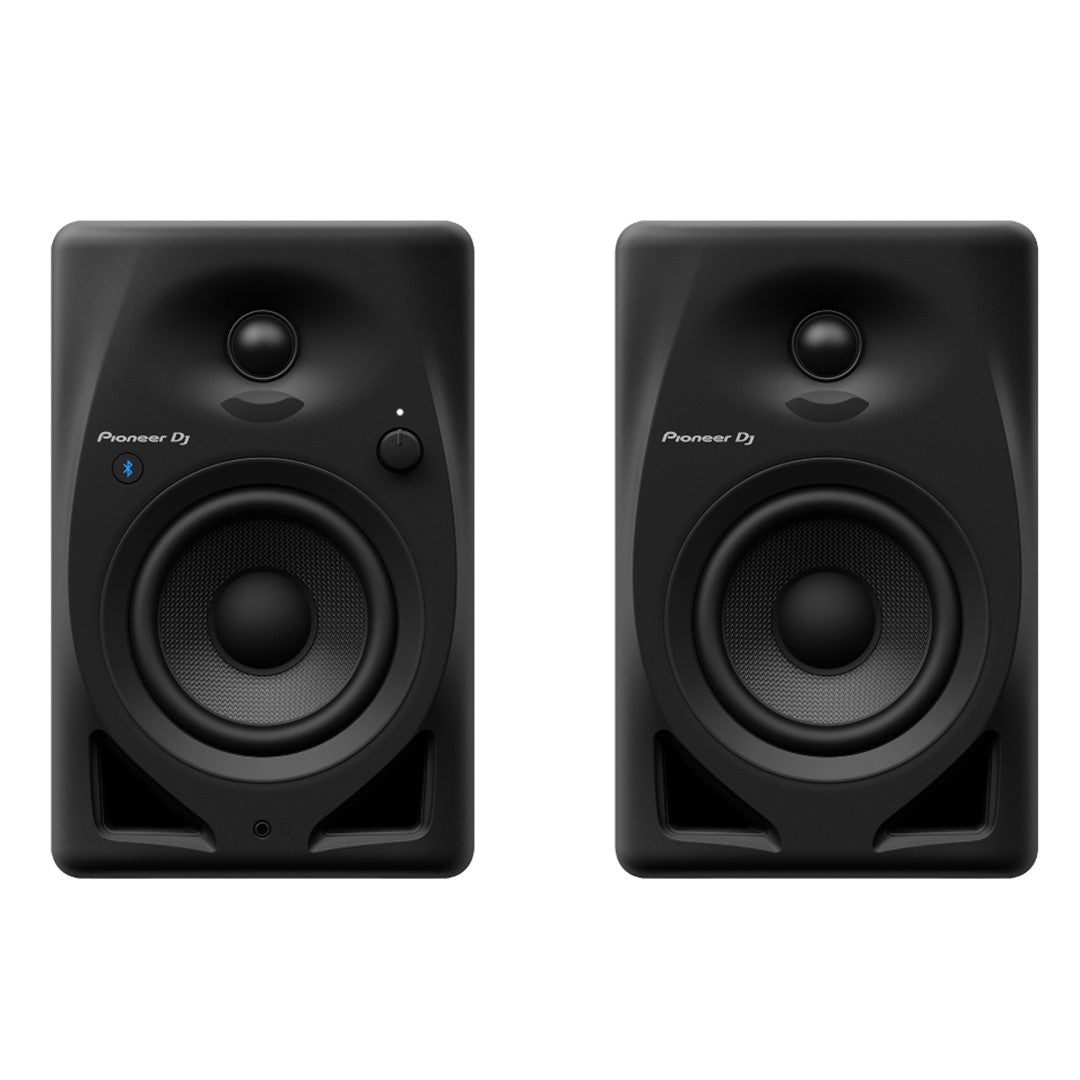 Pioneer DJ DM-40D-BT 4” Desktop Monitor System with Bluetooth - Pair (Black)