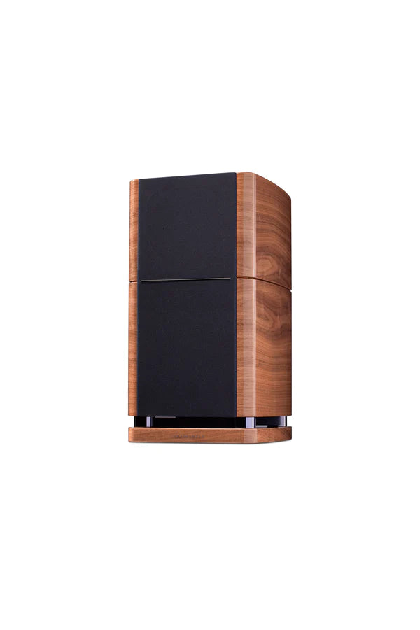 Wharfedale Elysian 1 Standmount Speaker -Pair - Walnut - With Stand - Black