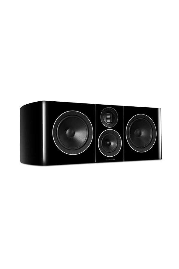 Wharfedale Elysian C Center Speaker (Piano Black) With Stand (Black)