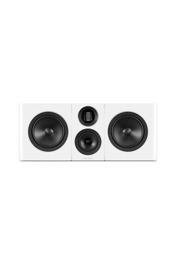 Wharfedale Elysian C Center Speaker (White) With Stand (Black)