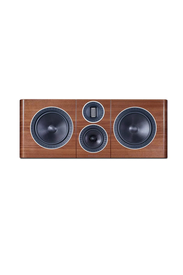 Wharfedale Elysian C Center Speaker (Walnut) With Stand (Black)