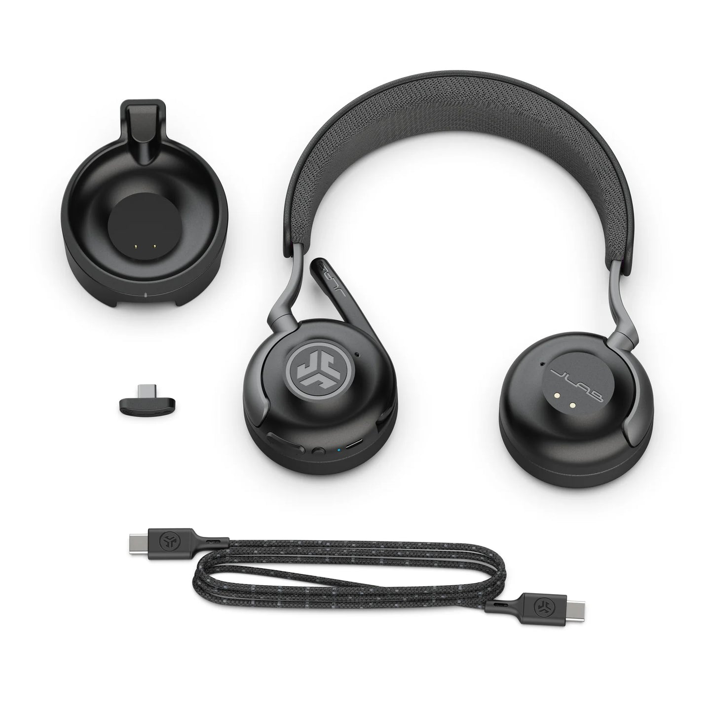 JLAB Epic Work ANC Wireless On-Ear Headset - Black