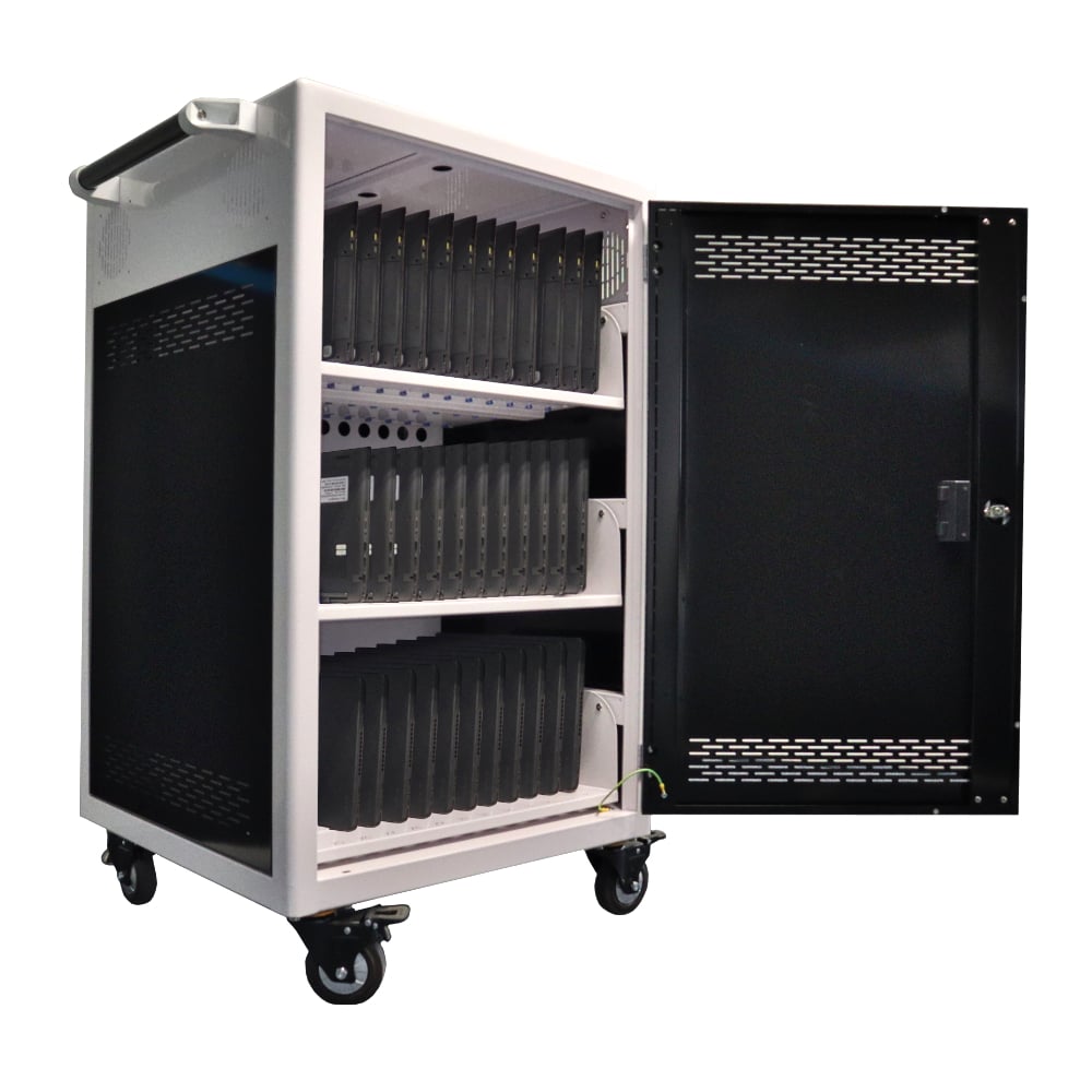 Gizzu 36 Bay Type-C Storage Charging Trolley for 15.6″ Laptops