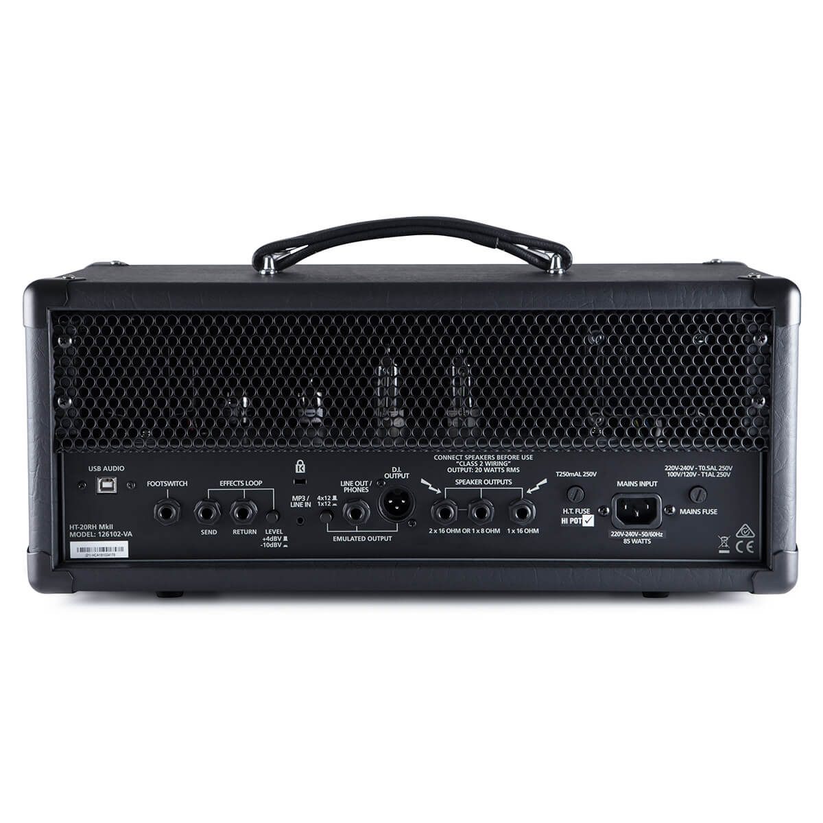 Blackstar HT-20RH MKII 20-watt Valve Head Amplifier - Each (Black)