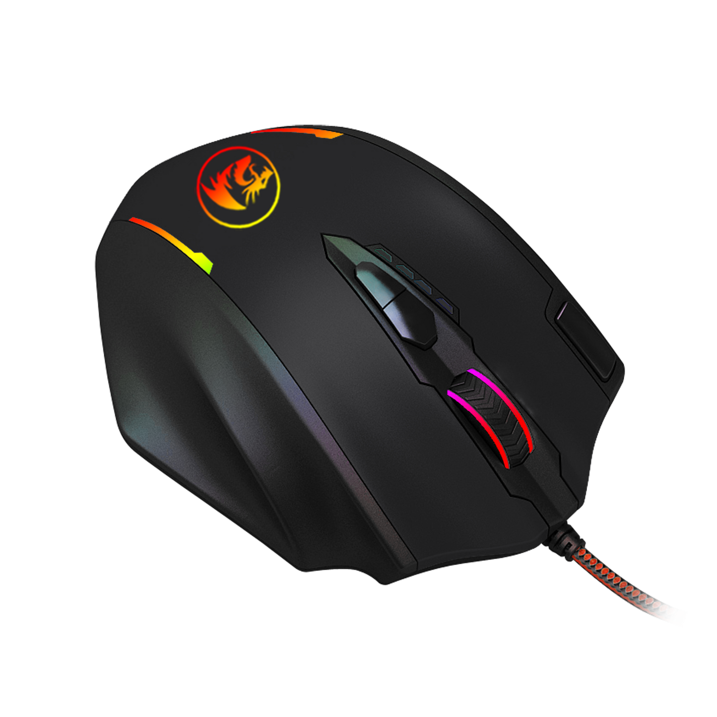 REDRAGON IMPACT 12400DPI MMO Gaming Mouse β Black