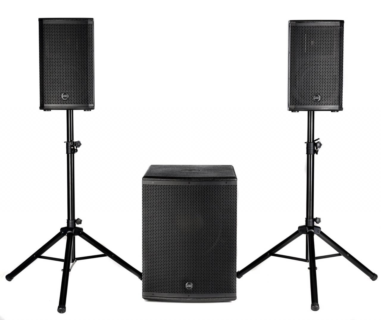 Power Works Mercury P15.2 Portable PA System - Each - Black