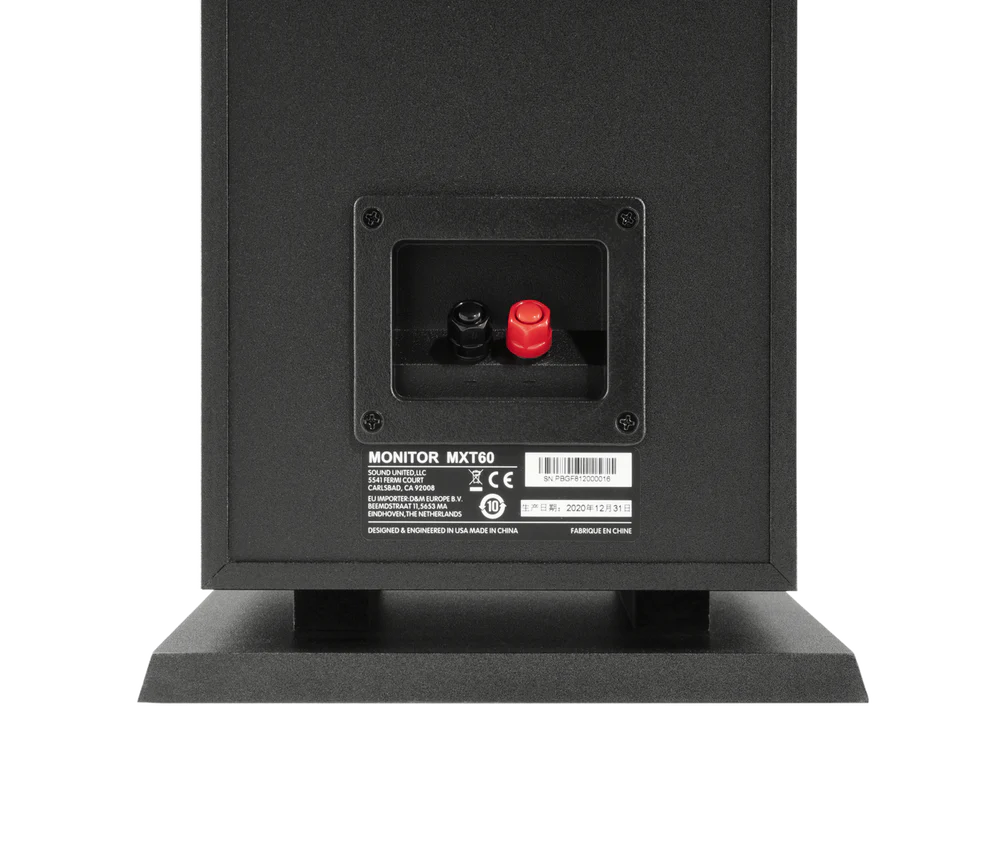 Polk Audio Monitor XT60 Floorstanding Speakers - Pair (Black) + Denon AVR-S670H AV Receiver (Black)