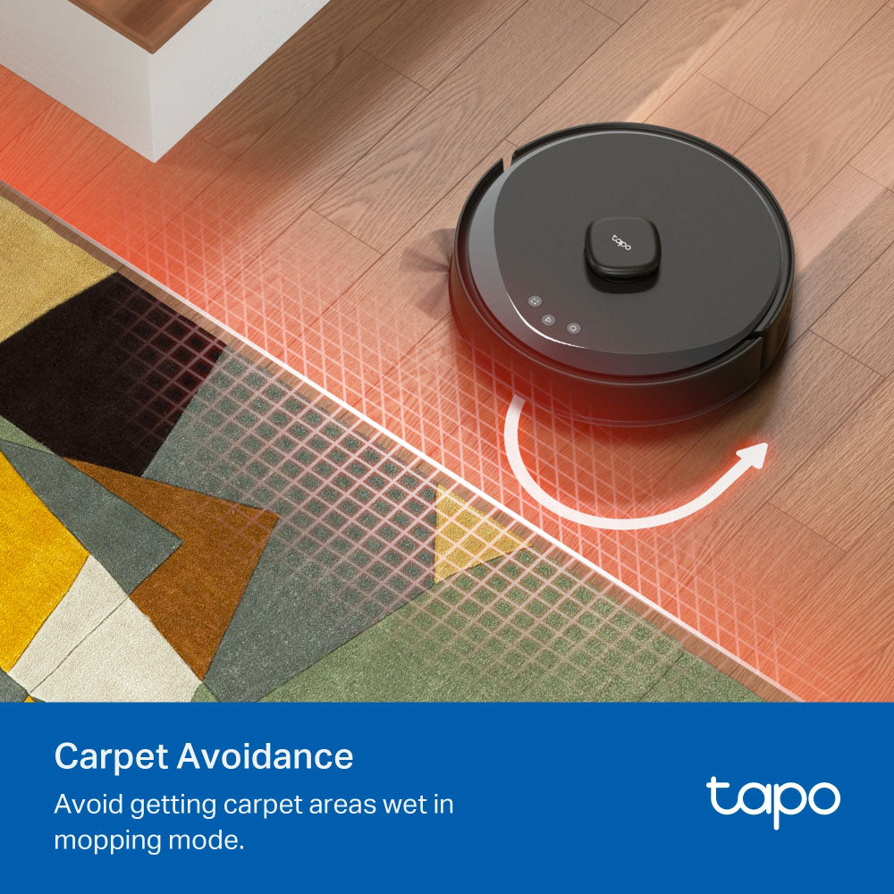 TP-LINK TAPO RV30 MAX PLUS | 5300PA HYPER SUCTION ROBOT VACUUM AND MOP PLUS SMART AUTO-EMPTY DOCK