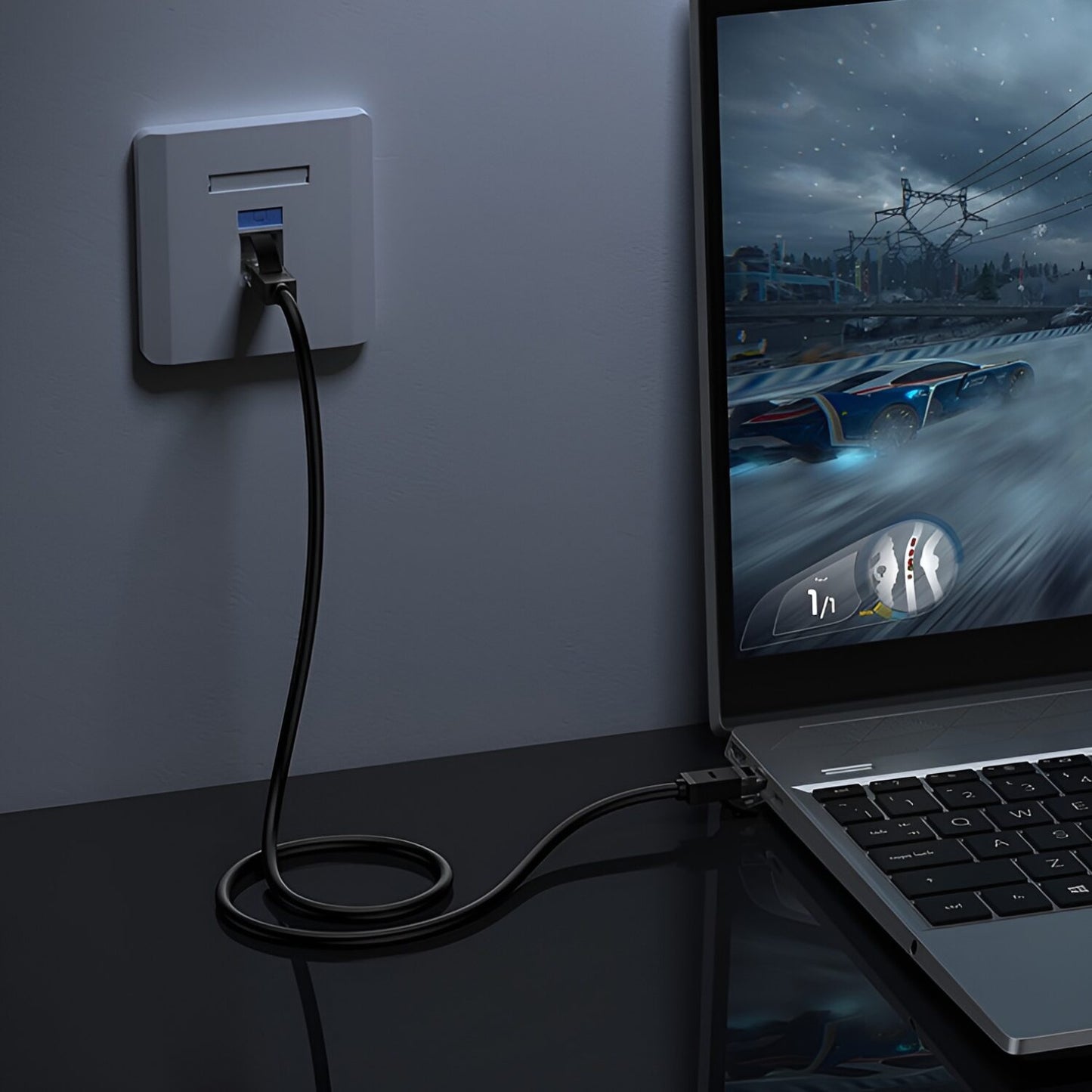 UGREEN NW102-20170 Cat6 UTP Ethernet Cable 50m – Black