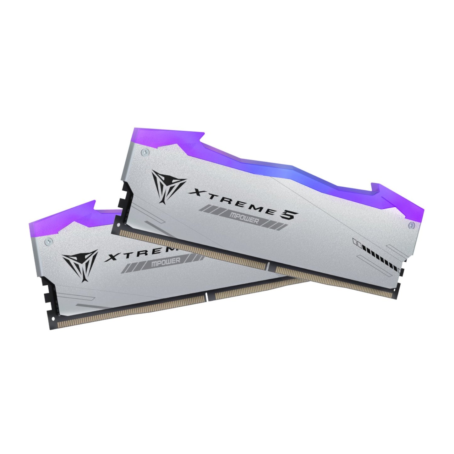 Patriot Viper Xtreme 5 RGB MPower 32GB 6000MHz DDR5 Desktop Gaming Memory Kit – Silver