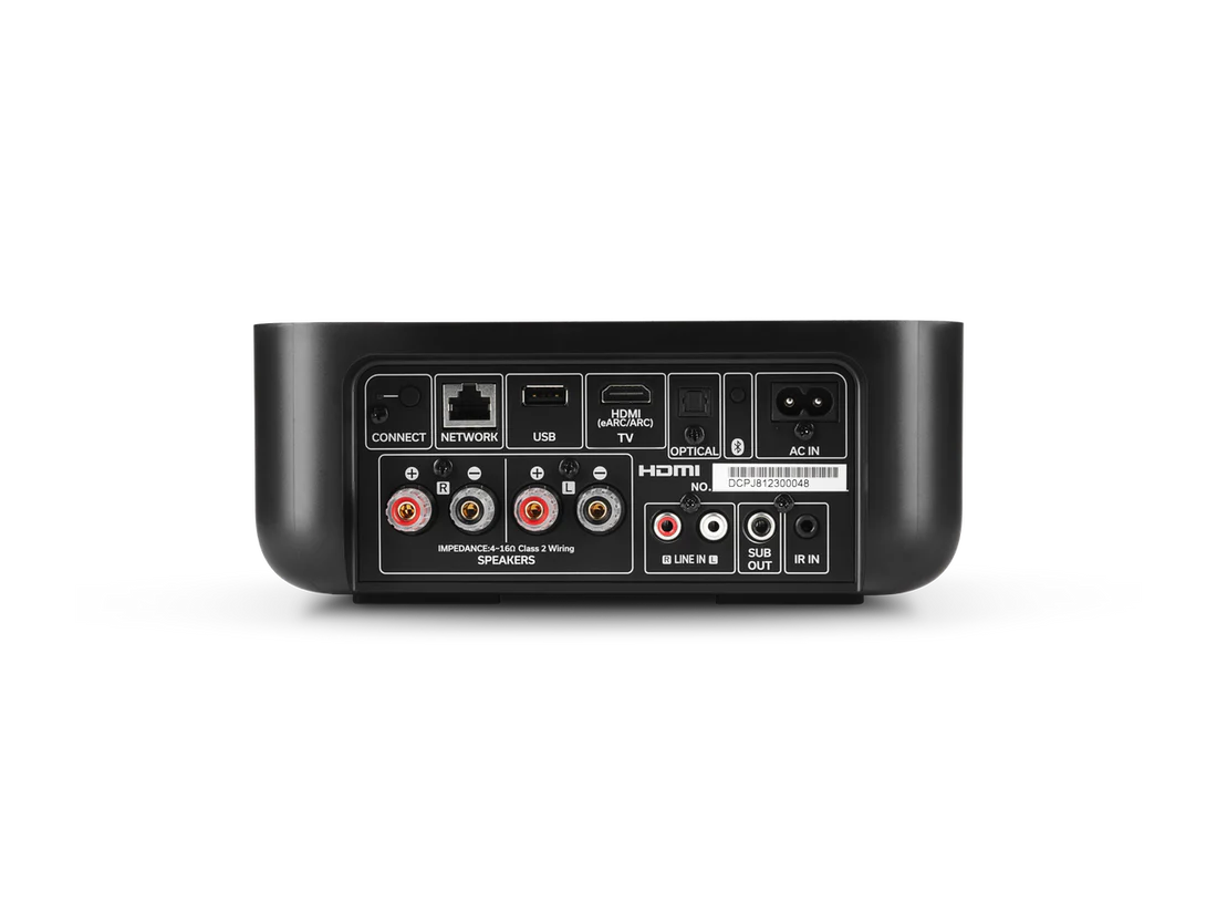 Denon Home Amp 2 Ch. 100W Amplifier (Black) + Polk Reserve R100 Bookshelf Speakers - Pair (Black)
