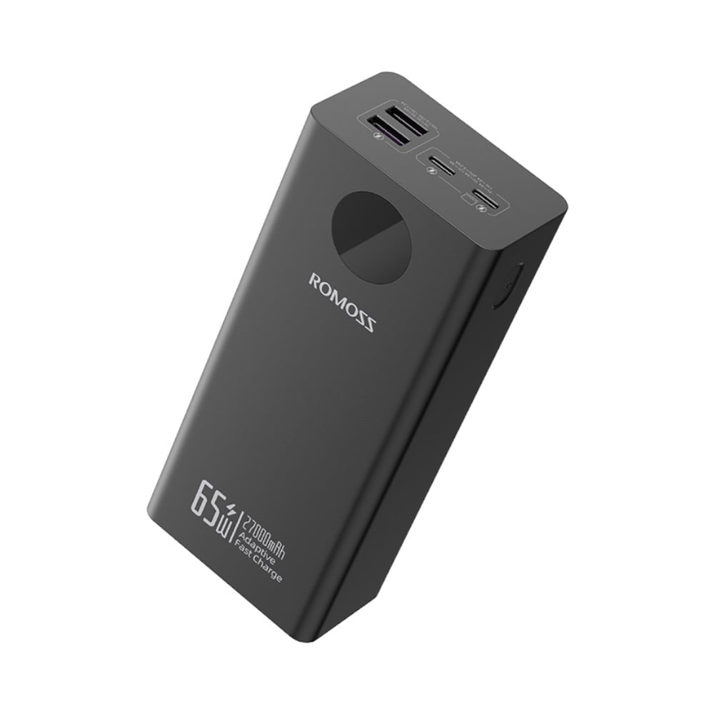 Romoss PEA27S Pro 27000mAh 65W Fast Charge Power Bank – Black