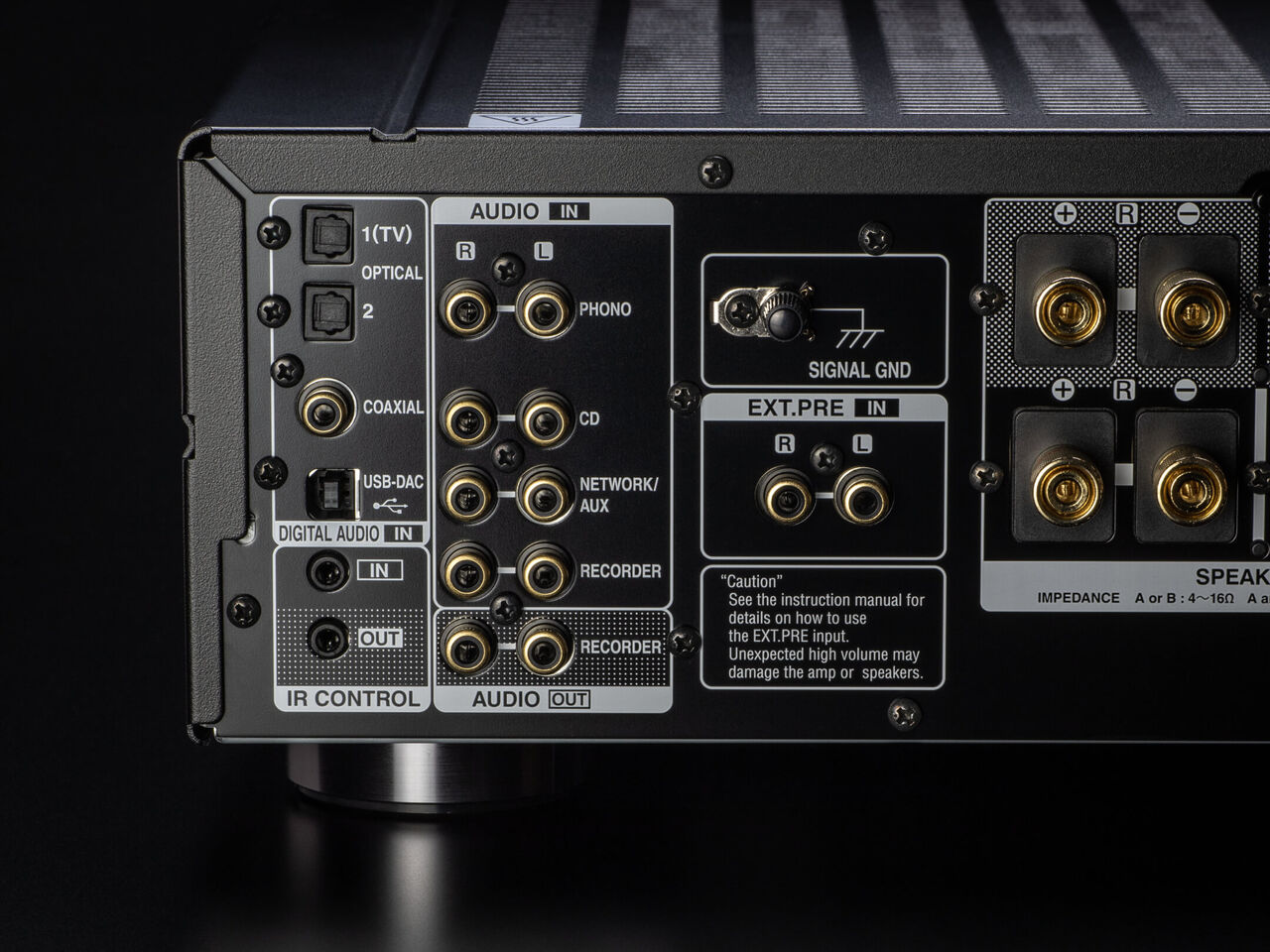 Denon PMA-1700NE 2 Ch. 140W integrated Amplifier with USB-DAC - Black