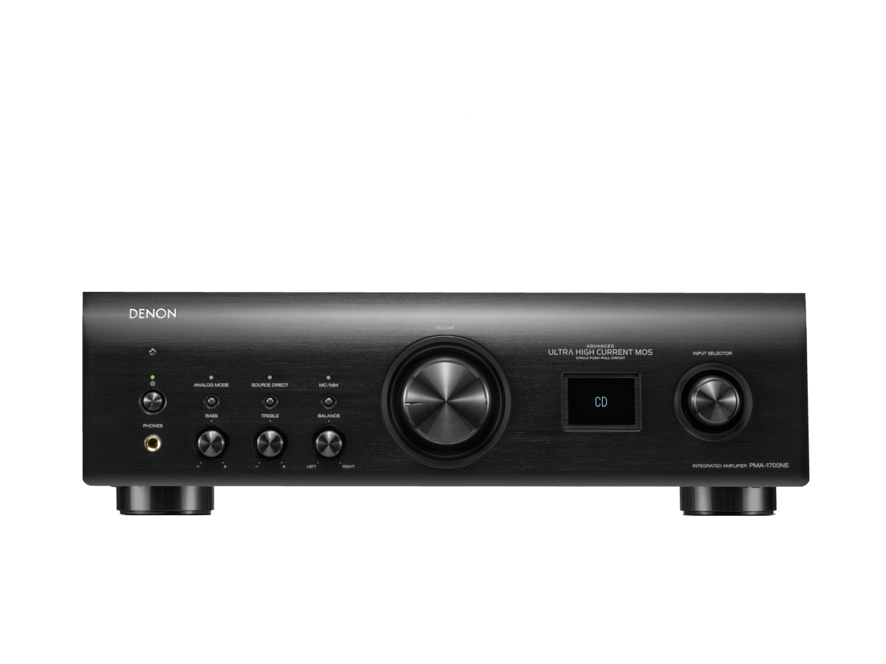 Denon PMA-1700NE 2 Ch. 140W integrated Amplifier with USB-DAC - Black